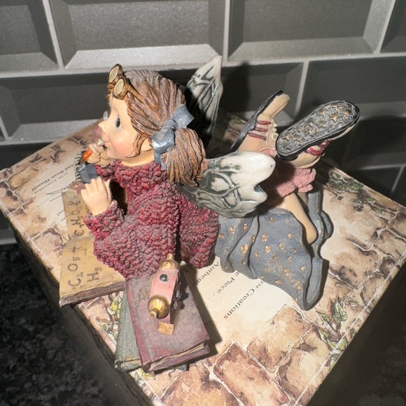 Boyds Bears Wee Folkstone Collection Estudious " Cram" Faeriebaum  4E/4590 - Picture 3 of 7